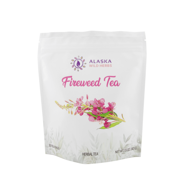 Alaska’s Wild Fireweed Tea, 100% Pure and Natural, Ethically Sourced, Caffeine-Free, Tea Bags